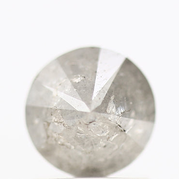 1.04 Carat Salt and Pepper Diamond Round Brilliant Cut Natural Loose Diamond