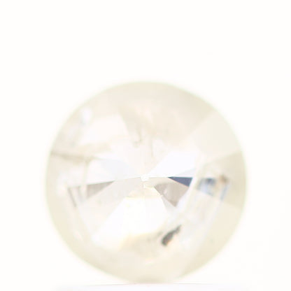 0.74 Carat Salt and Pepper Icy Gray Round Shape Brilliant Cut Natural Loose Diamond