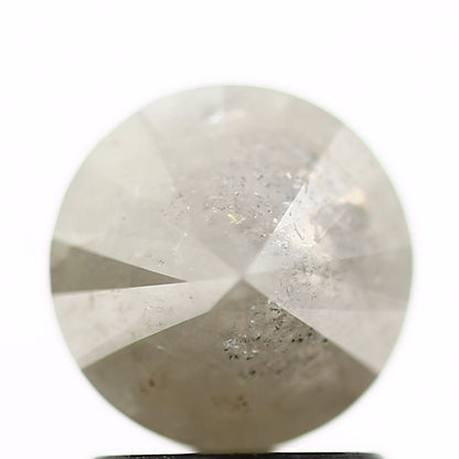 1.35 Carat Fancy Gray Rustic Round Shape Brilliant Cut Natural Loose Diamond