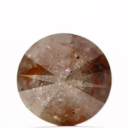1.56 Carat Brown Round Shape Brilliant Cut Natural Loose Diamond