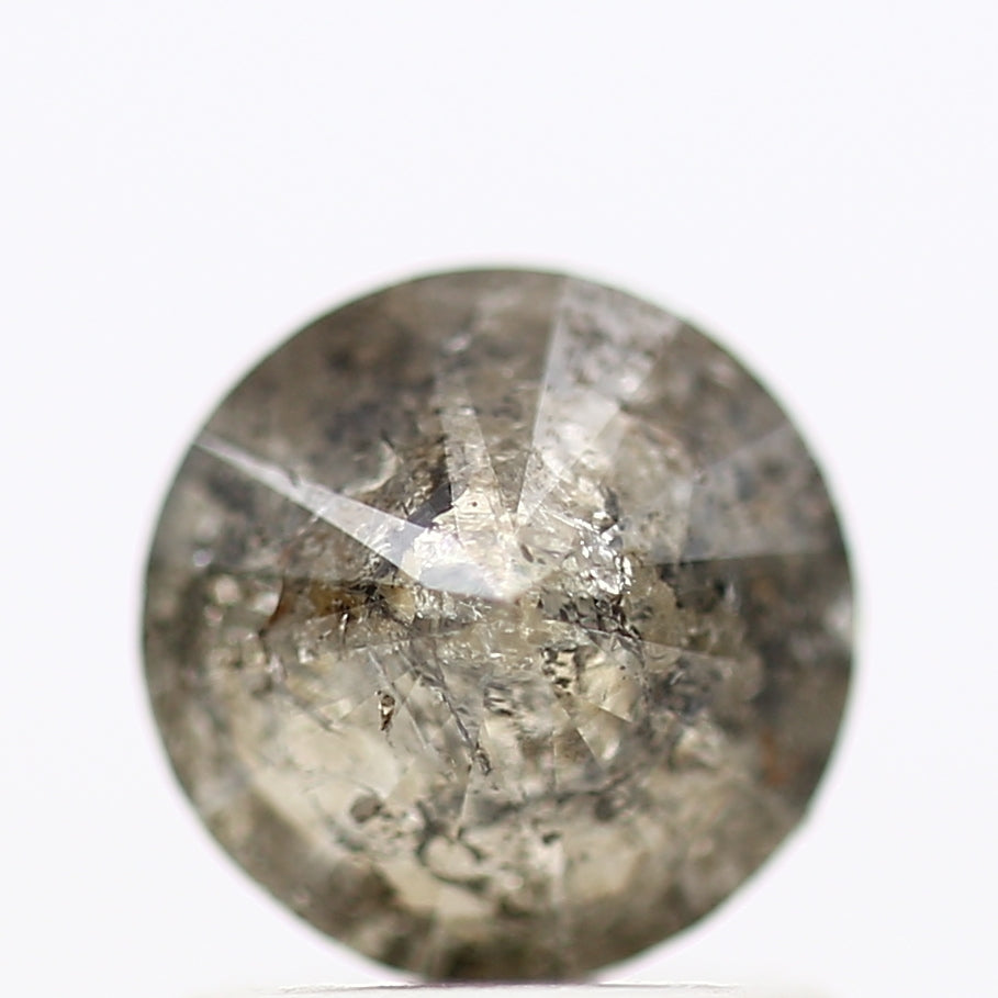 0.97 Carat Fancy Gray Round Shape Brilliant Cut Natural Loose Diamond
