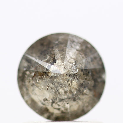 0.97 Carat Fancy Gray Round Shape Brilliant Cut Natural Loose Diamond