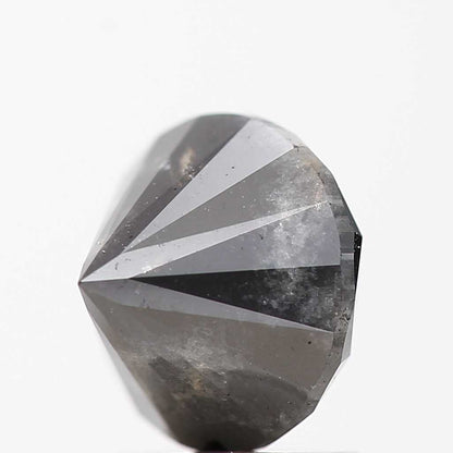 2.02 Carat Fancy Black Round Shape Brilliant Cut Natural Loose Diamond