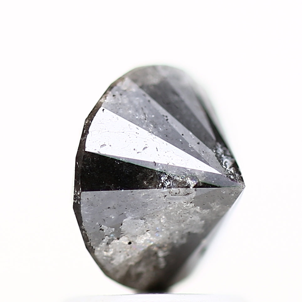 1.54 Carat Fancy Gray Round Shape Diamond Natural Loose Diamond