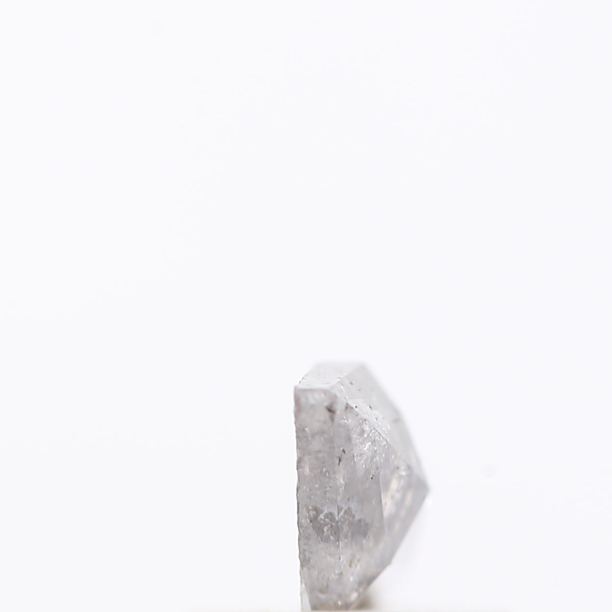 salt and pepper diamond ! 0.48 Ct 9.00 x 4.70 x 2.10 MM natural gray kite loose diamond for engagement ring for her