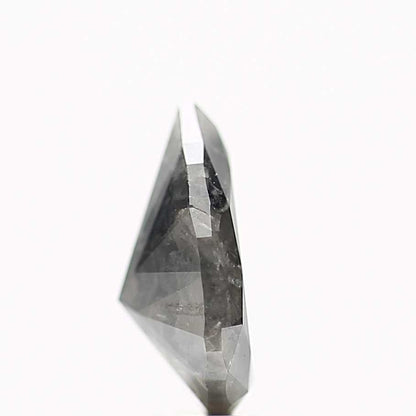 Salt and Pepper Diamond Fancy Gray Color 1.69 CT 9.80 x 6.50 x 3.92 MM Pear Cut Diamond! Natural Loose Diamond ! Christmas Gift for Her