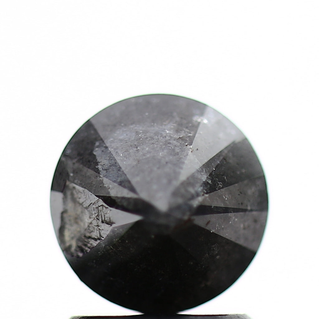 1.46 Carat Fancy Gray Round Shape Brilliant Cut Natural Loose Diamond