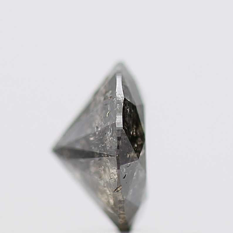 0.93 Carat Fancy Gray Round Shape Brilliant Cut Natural Loose Diamond