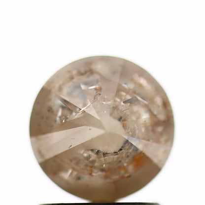 1.33 Carat Fancy Brown Rustic Round Shape Brilliant Cut Natural Loose Diamond