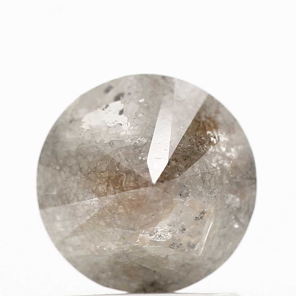 1.20 Carat Fancy Gray Round Shape Brilliant Cut Natural Loose Diamond