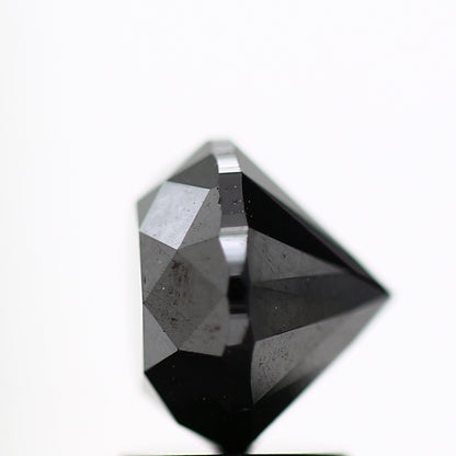 2.42 Carat Fancy Black Round Shape Brilliant Cut Natural Loose Diamond