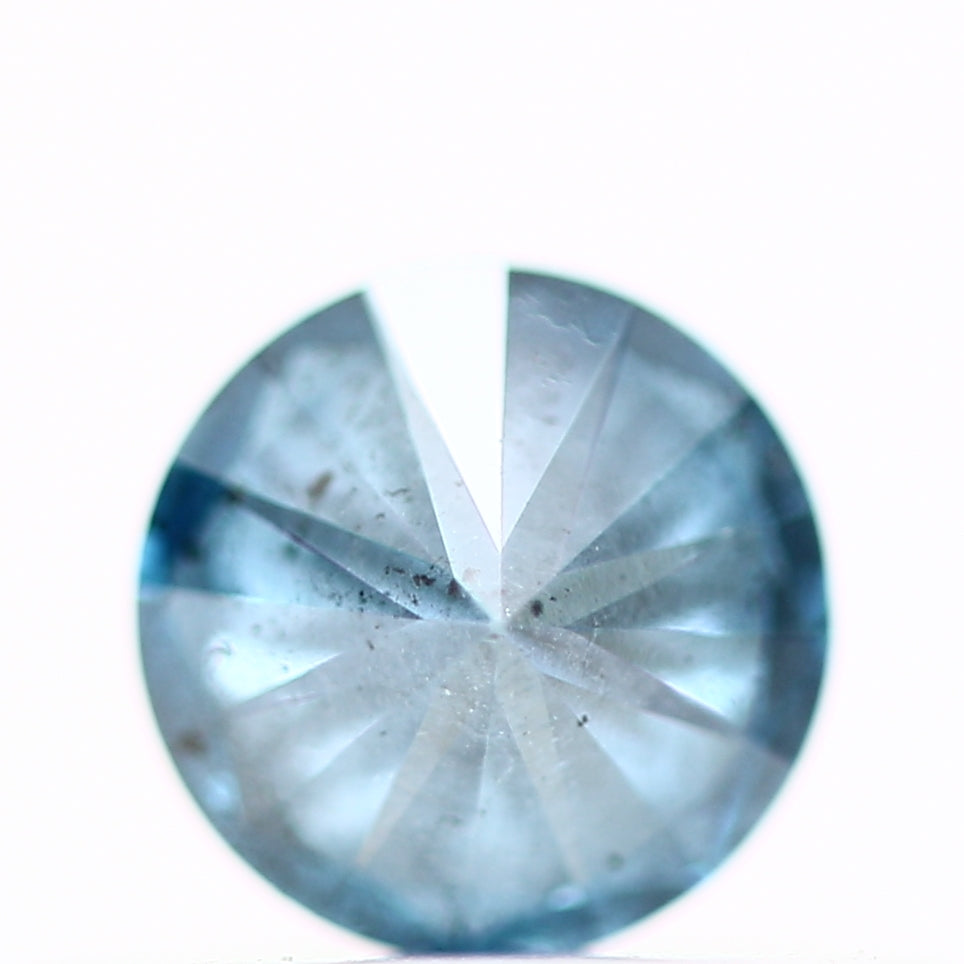 0.29 Carat Round Brilliant Cut Fancy Blue Natural Loose Diamond
