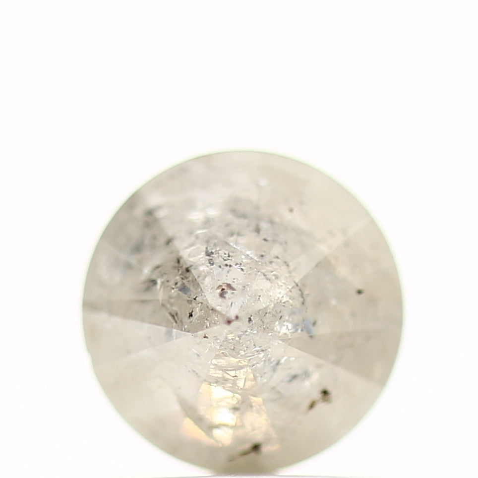 1.03 Carat Fancy Gray Rustic Round Shape Brilliant Cut Natural Loose Diamond