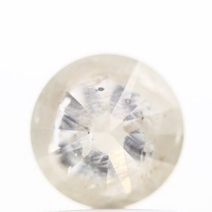 0.97 Carat Salt and Pepper Gray Round Brilliant Cut Natural Loose Diamond