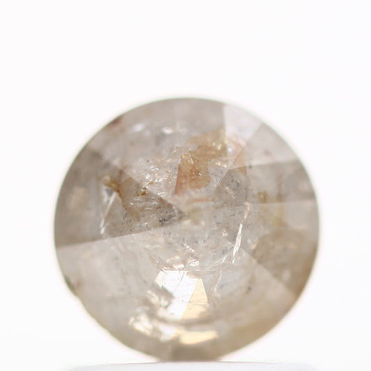 0.92 Carat Round Shape Diamond Gray Salt and Pepper Natural Loose Diamond For Engagement Ring
