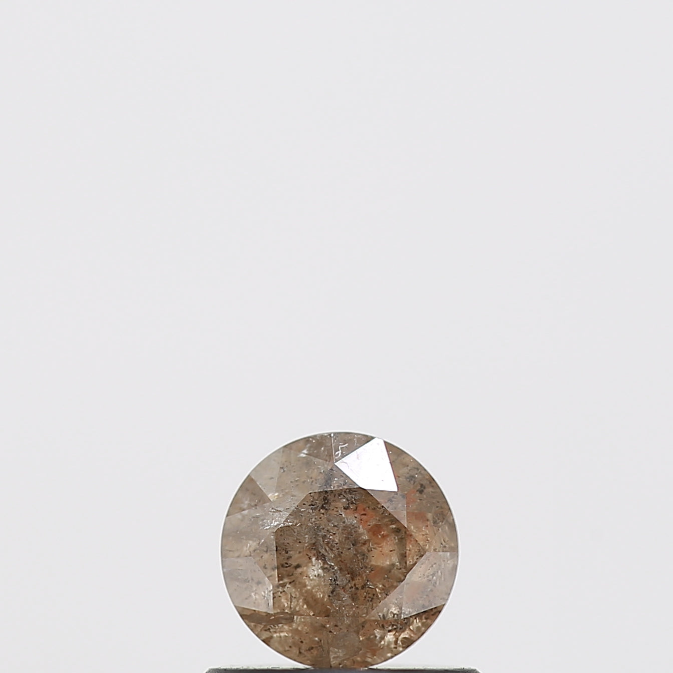 0.48 Carat Fancy Brown Round Shape Brilliant Cut Natural Loose Diamond