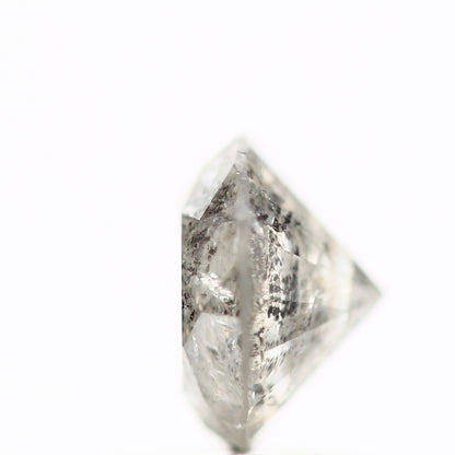 1.23 Carat Salt and Pepper Fancy Round Brilliant Cut Natural Loose Diamond