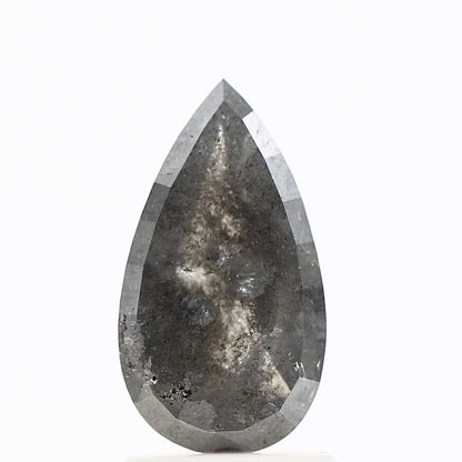 Salt and Pepper Diamond Fancy Gray Color 1.14 CT 10.22 X 5.68 X 2.43 MM Pear Cut Diamond! Natural Loose Diamond ! Christmas Gift for Her