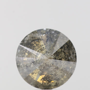 1.81 Carat Fancy Gray Round Shape Brilliant Cut Natural Loose Diamond