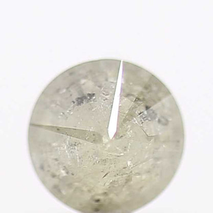 0.43 Carat Fancy Gray Round Brilliant Cut Natural Loose Diamond