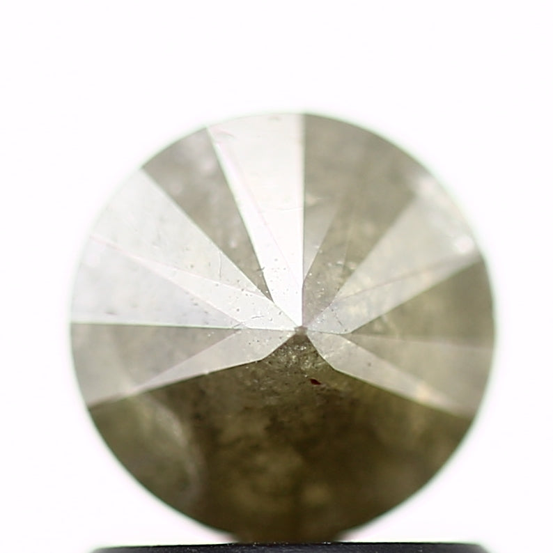 0.84 Carat Salt and Pepper Diamond Gray Round Brilliant Cut Natural Loose Diamond