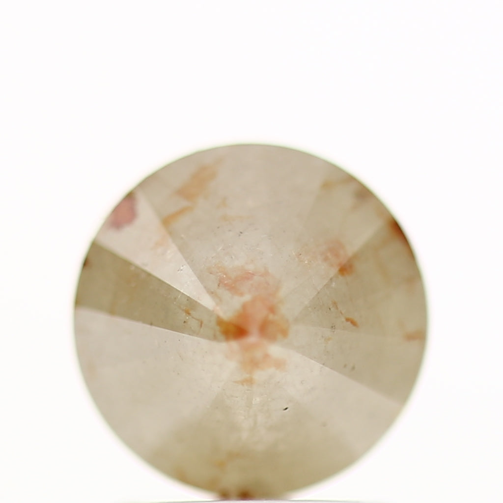 1.71 Carat Fancy Yellow Rustic Round Shape Brilliant Cut Natural Loose Diamond