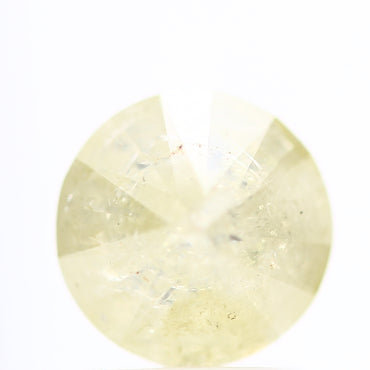 1.62 Carat Salt and Pepper Yellow Round Brilliant Cut Natural Loose Diamond