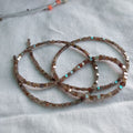 Natural Reddish Color Polished Cube Loose Diamond Beads 16" Strand Necklace