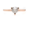 Salt and Pepper Diamond Ring ! Natural Trillian Cut Gray Diamond Ring ! Engagement Diamond Ring ! Anniversary Ring ! Gift For Her