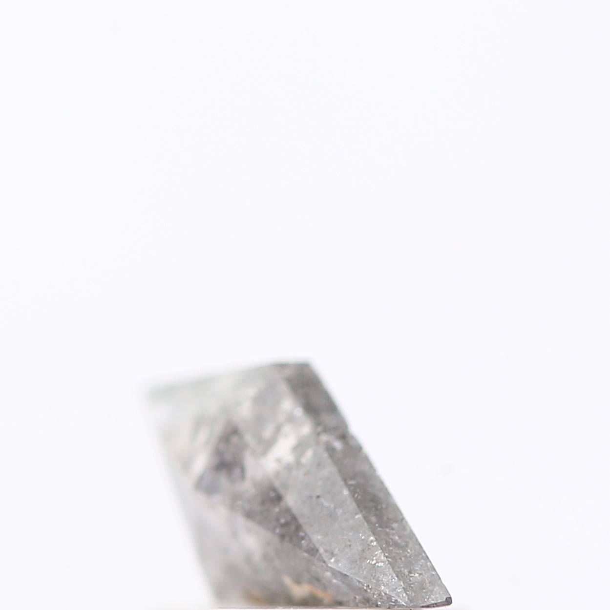 salt and pepper diamond ! 0.48 Ct 9.00 x 4.70 x 2.10 MM natural gray kite loose diamond for engagement ring for her