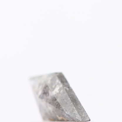 salt and pepper diamond ! 0.48 Ct 9.00 x 4.70 x 2.10 MM natural gray kite loose diamond for engagement ring for her