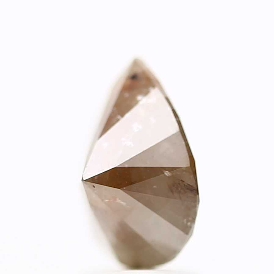 Salt and Pepper Diamond Fancy Brown Color 2.24 CT 10.20 x 7.60 x 4.90 MM Pear Cut Diamond! Natural Loose Diamond ! Christmas Gift for Her