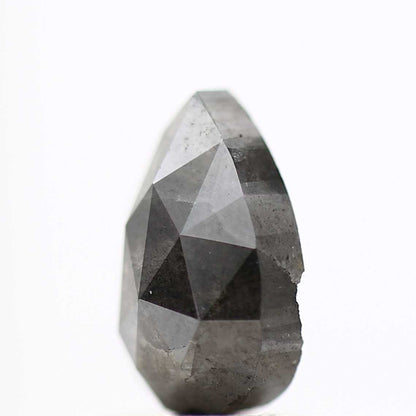 Salt and Pepper Diamond Fancy Gray Color 1.51 CT 8.50 X 5.50 X 3.50 MM Pear Cut Diamond! Natural Loose Diamond ! Christmas Gift for Her