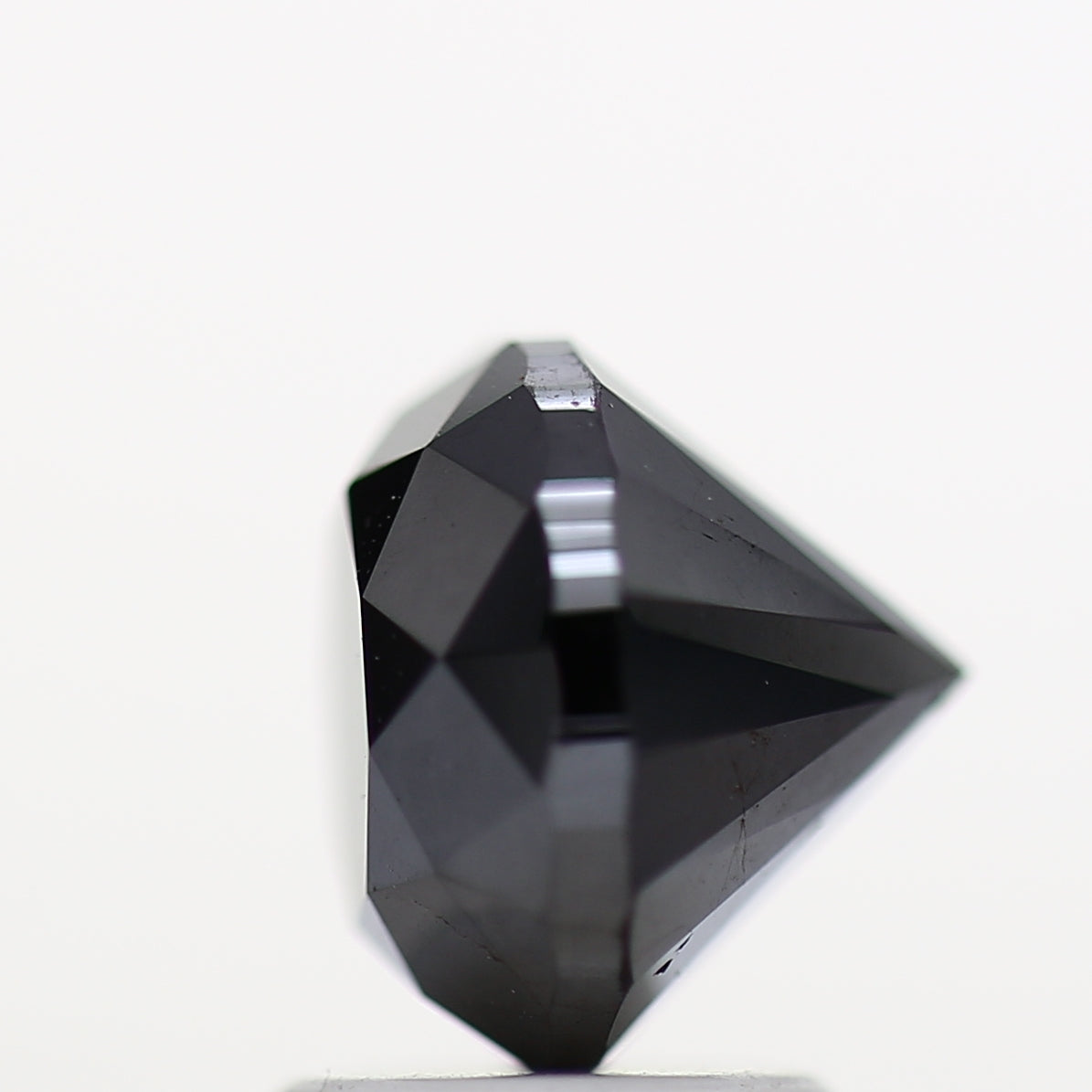 Round Black Loose Diamond [7.77 MM] Natural Diamond For Engagement Ring 2.73 Carat