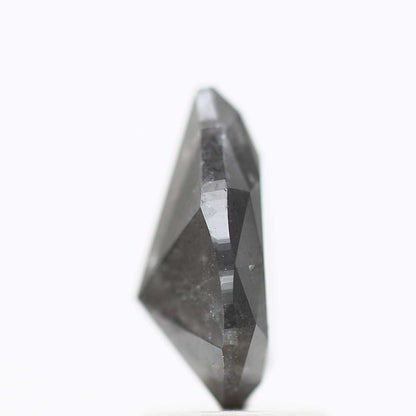 Salt and Pepper Diamond Fancy Gray Color 2.01 CT 10.12 x 7.01 x 4.23 MM Pear Cut Diamond! Natural Loose Diamond ! Christmas Gift for Her