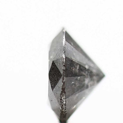 0.79 Carat Salt and Pepper Gray Round Cut Natural Loose Diamond