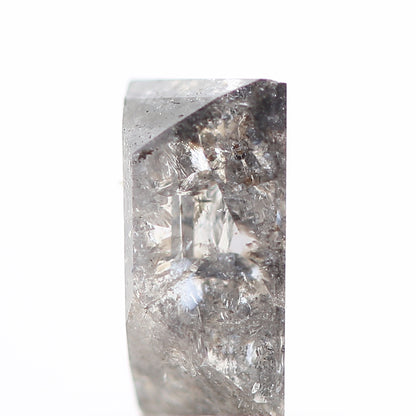 salt and pepper diamond ! 0.80 Ct 6.90 x 3.92 x 2.85 MM natural gray baguette loose diamond for engagement ring for her