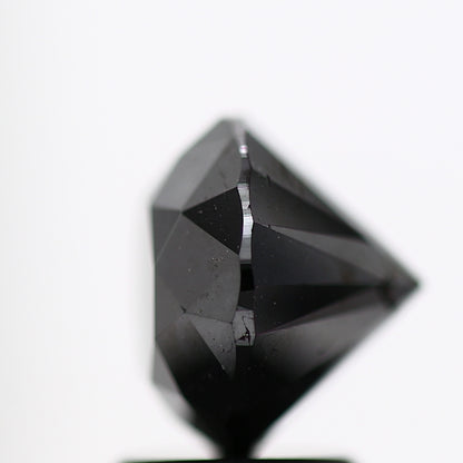 2.74 Carat Fancy Black Round Shape Brilliant Cut Natural Loose Diamond