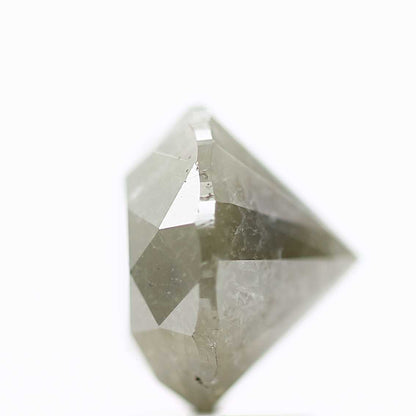 2.77 Carat Fancy Gray Rustic Round Shape Brilliant Cut Natural Loose Diamond