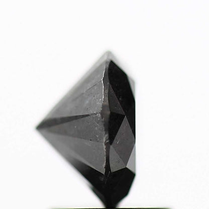 1.52 Carat Fancy Black Round Brilliant Cut Natural Loose Diamond For Ring