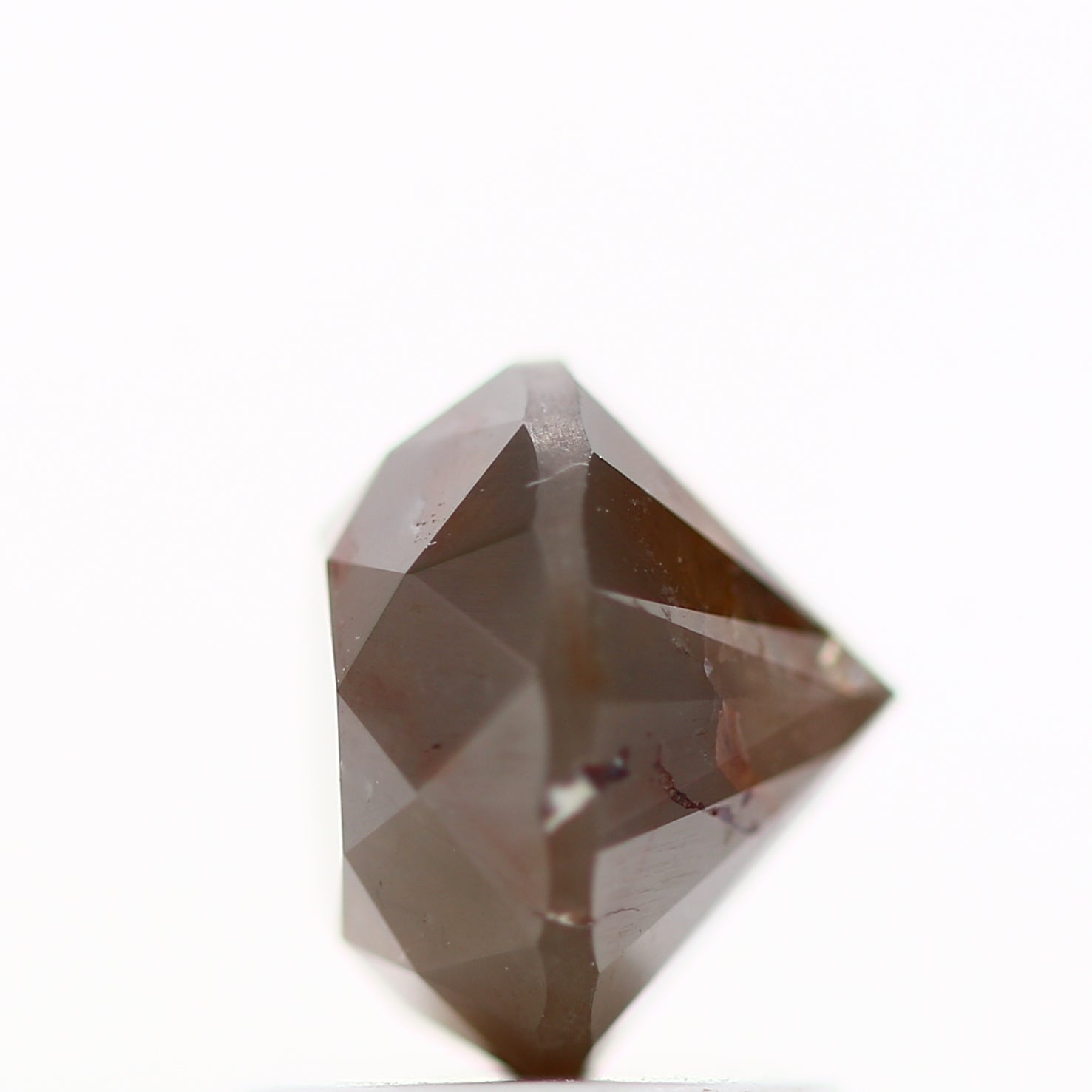1.69 Carat Brown Gray Round Shape Brilliant Cut Natural Loose Diamond