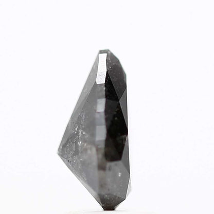 Salt and Pepper Diamond Fancy Gray Color 2.33 CT 10.00 x 7.10 x 4.55 MM Pear Cut Diamond! Natural Loose Diamond ! Christmas Gift for Her