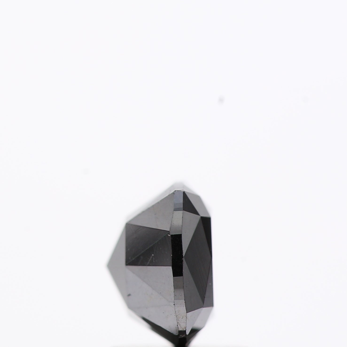 1.68 Ct Natural Black Cushion Full Cut Loose Diamond for Jewelery