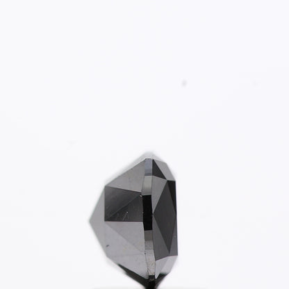 1.68 Ct Natural Black Cushion Full Cut Loose Diamond for Jewelery