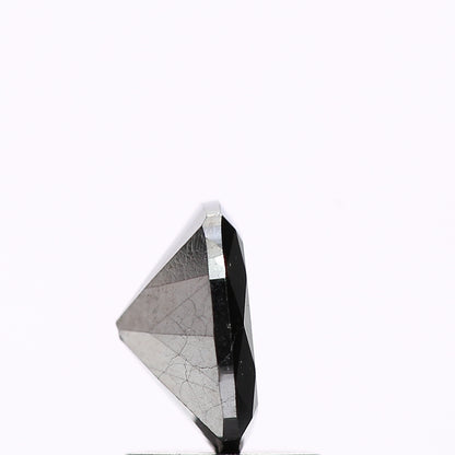 1.00 Ct Natural Black Cushion Full Cut Loose Diamond for Jewelery