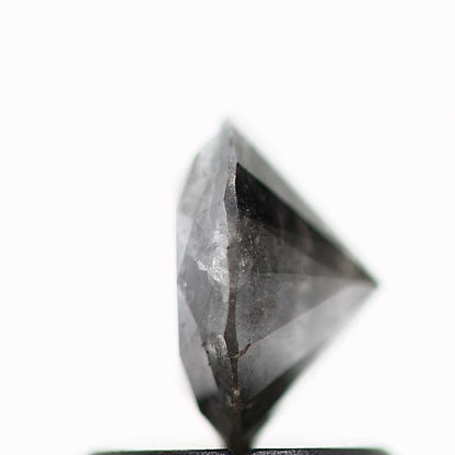 0.94 Carat Salt and Pepper Round Brilliant Cut Natural Loose Diamond