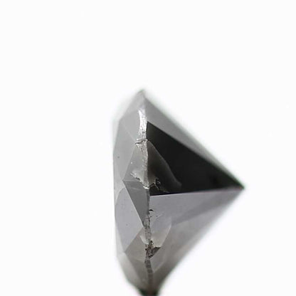 2.02 Carat Fancy Black Round Shape Brilliant Cut Natural Loose Diamond