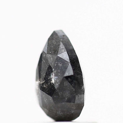 Salt and Pepper Diamond Fancy Gray Color 1.00 CT 7.30 x 4.74 x 3.30 MM Pear Cut Diamond! Natural Loose Diamond ! Christmas Gift for Her