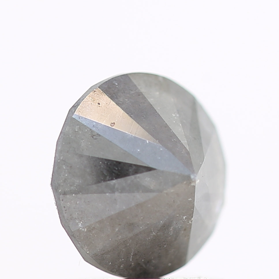 1.36 Carat Fancy Gray Round Shape Brilliant Cut Natural Loose Diamond