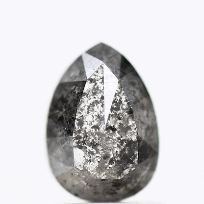 Salt and Pepper Diamond Fancy Gray Color 1.21 CT 7.70 x 5.47 x 3.28 MM Pear Cut Diamond! Natural Loose Diamond ! Christmas Gift for Her